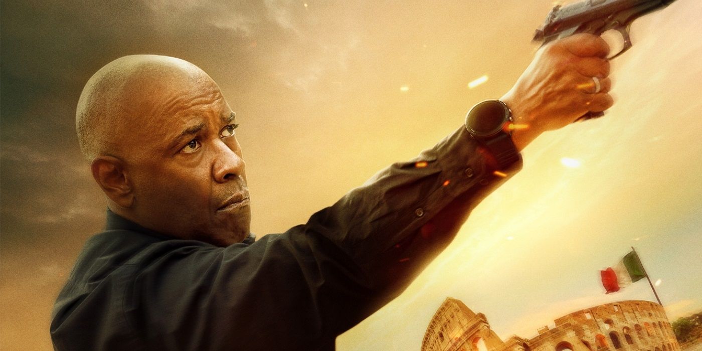 Denzel Washington visant dans The Equalizer 3.