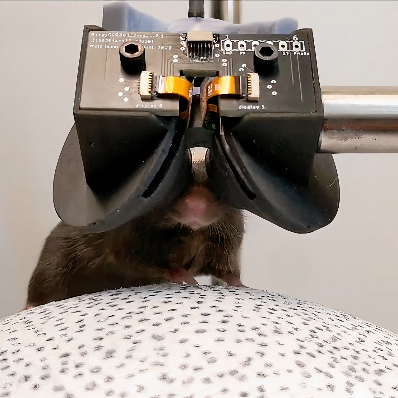MouseGoggles : un casque de réalité virtuelle pour souris
