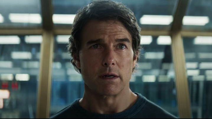 Tom Cruise dans Mission: Impossible.