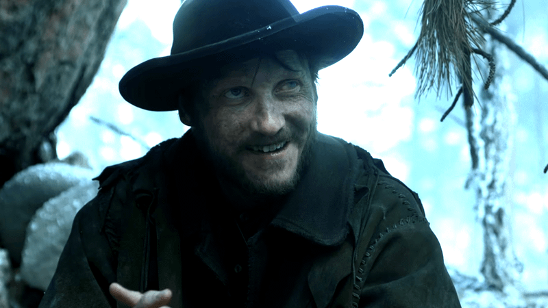 Kyle Bradley Davis dans le rôle de Tilly dans American Primeval Épisode 3