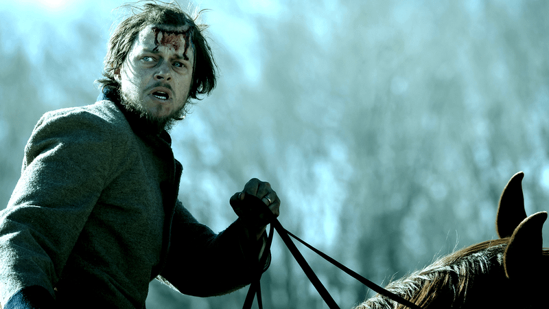 Dane DeHaan dans le rôle de Jacob Pratt dans American Primeval Épisode 2
