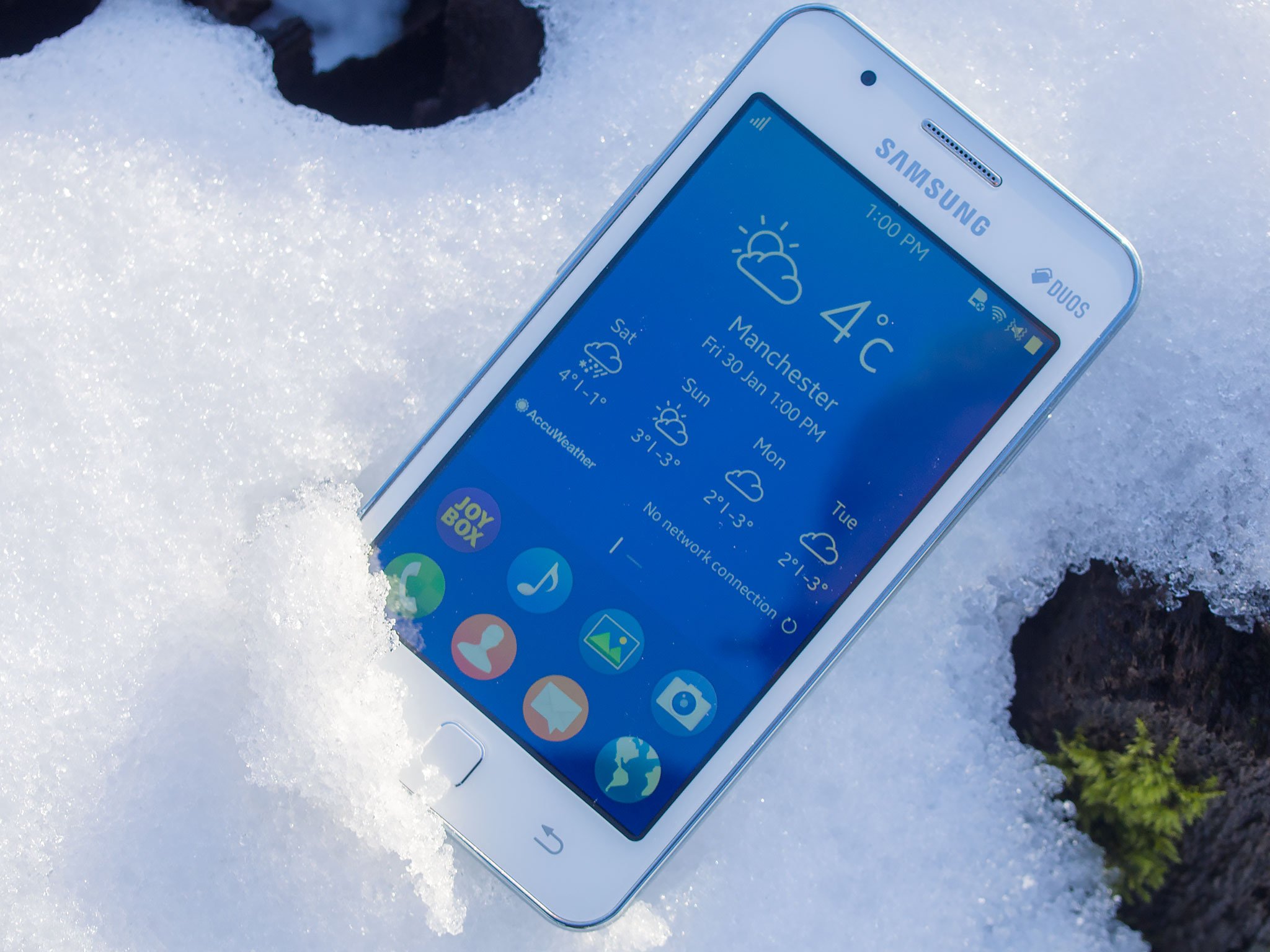Tizen sur un téléphone Samsung.