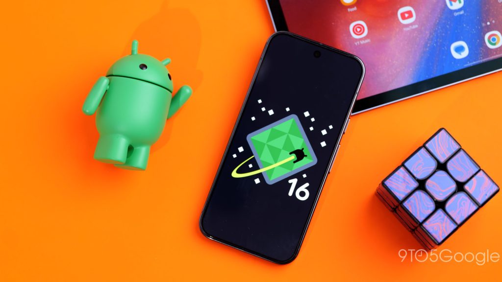 Logo Android 16 Vue de Haut