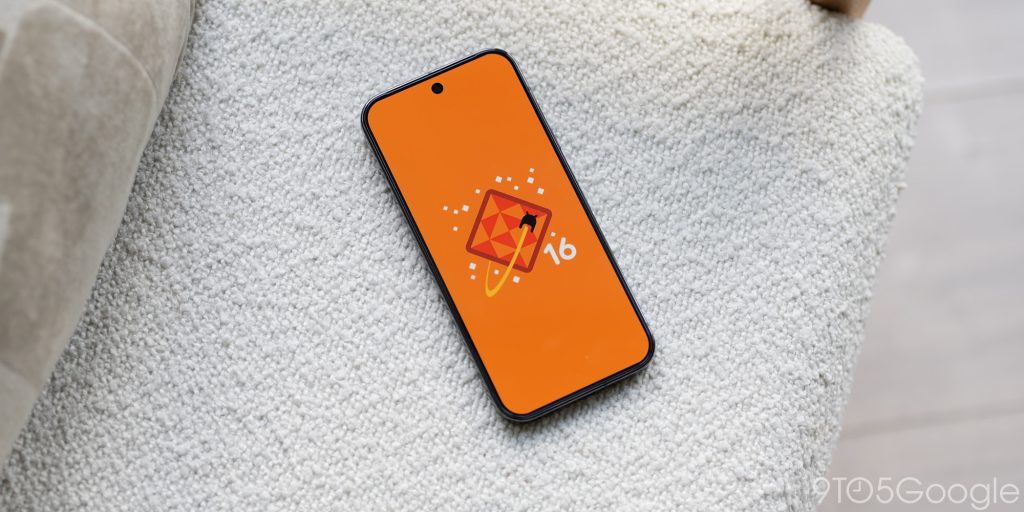 Logo Android 16