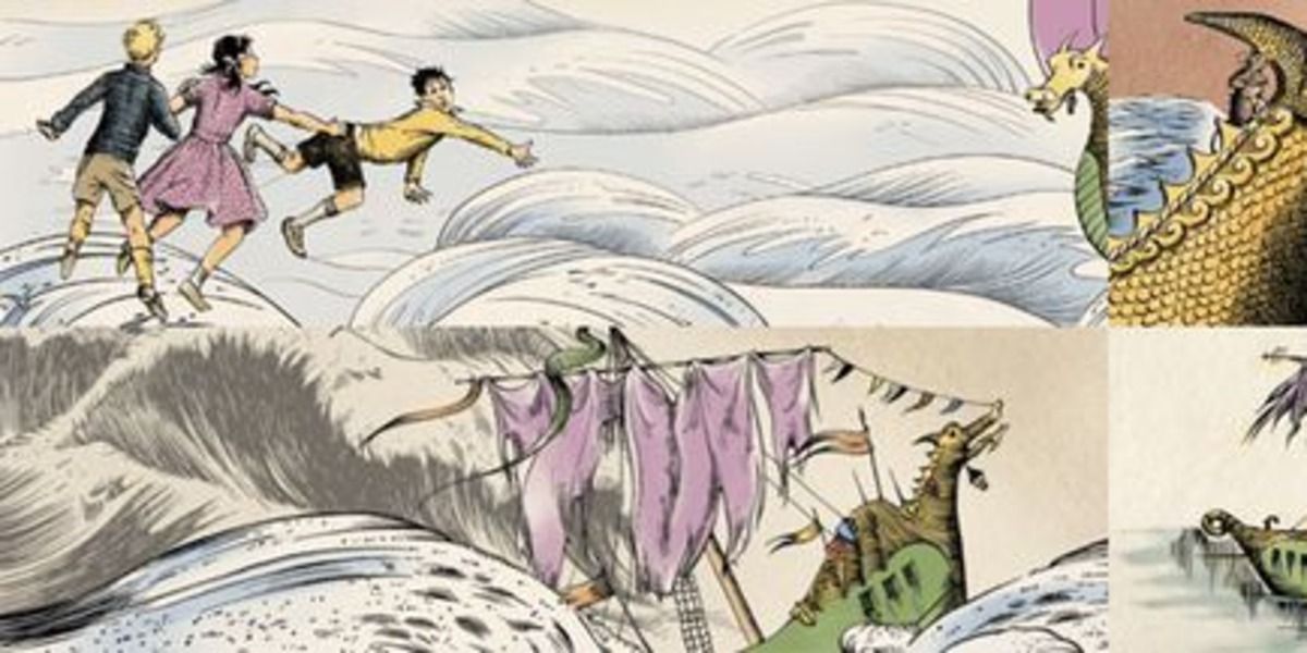 Art des Crédits de Fin du film Les Chroniques de Narnia : Le Voyage du Passeur d'Aurore