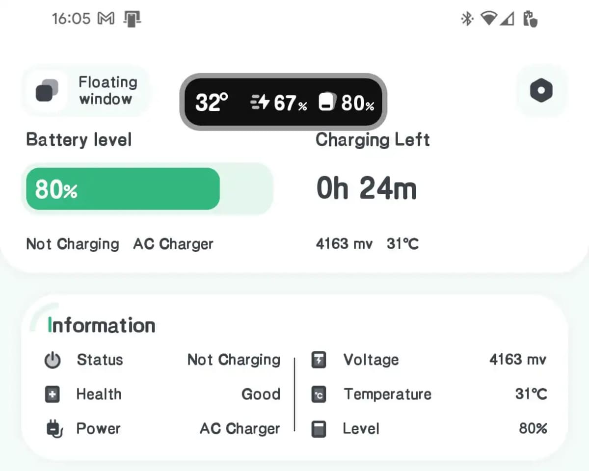 Batterie du Pixel 8 Pro
