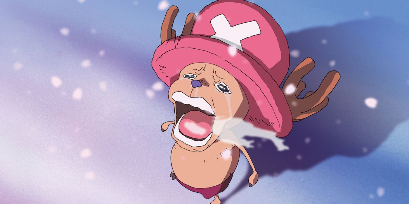 Chopper en larmes dans One Piece