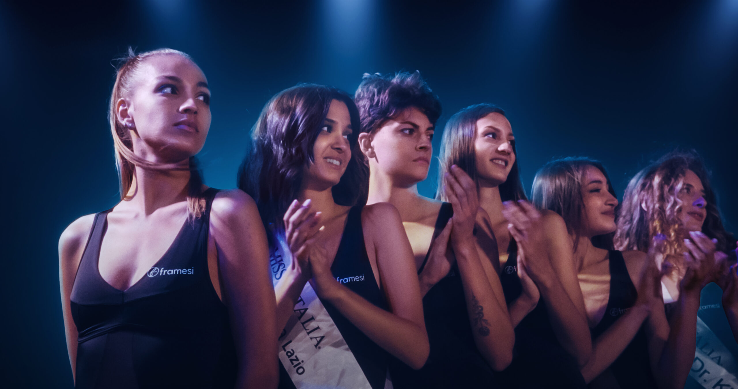 Une scène de la série documentaire Netflix Miss Italia Mustn't Die.