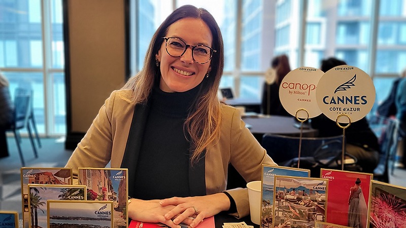 Charlotte Cejudo du Bureau des visiteurs de Cannes