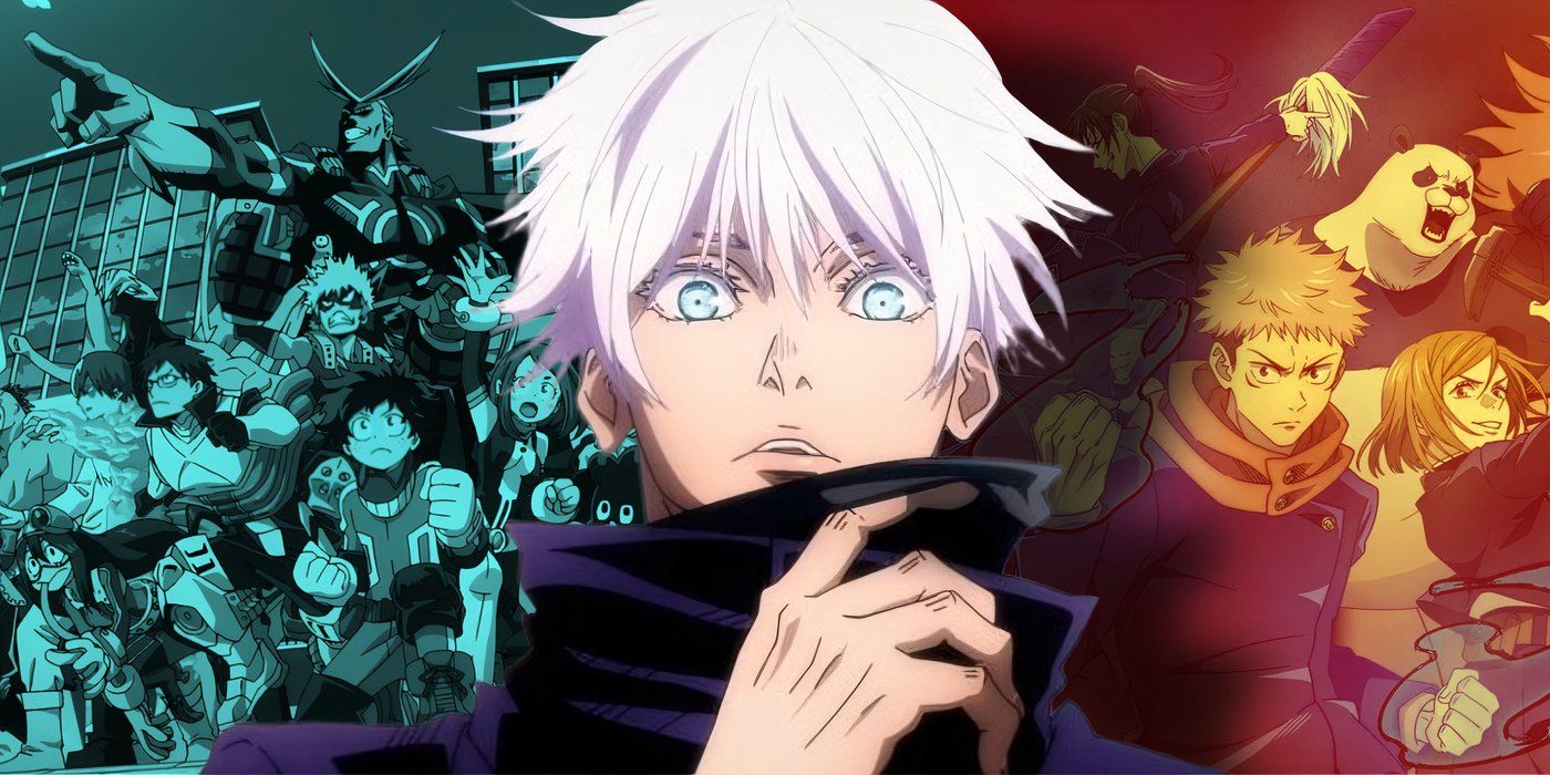 My Hero Academia et Jujutsu Kaisen Gojo Satoru