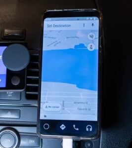 Ce à quoi ressemblait Android Auto sur smartphone