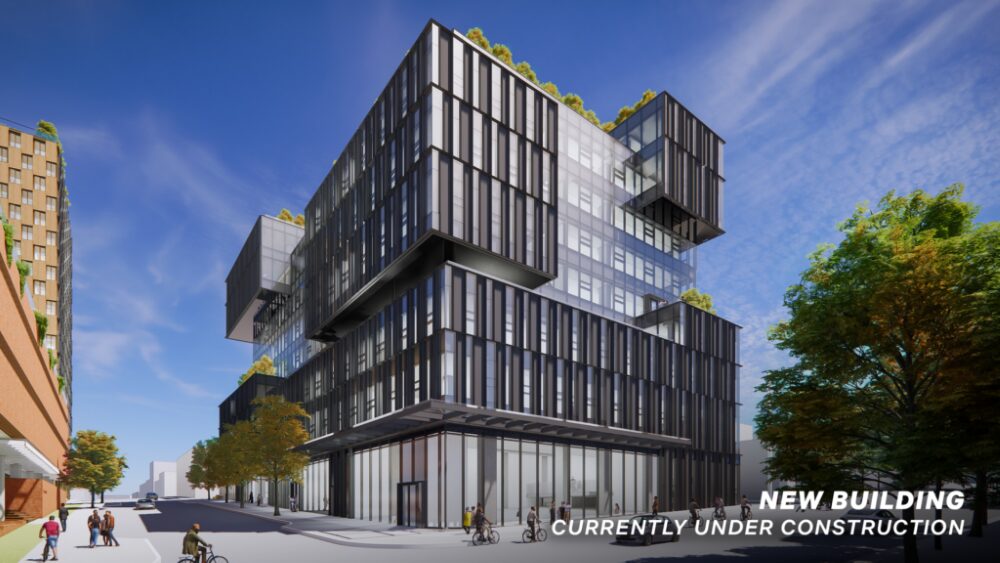 Rendu du bâtiment de Netflix Vancouver