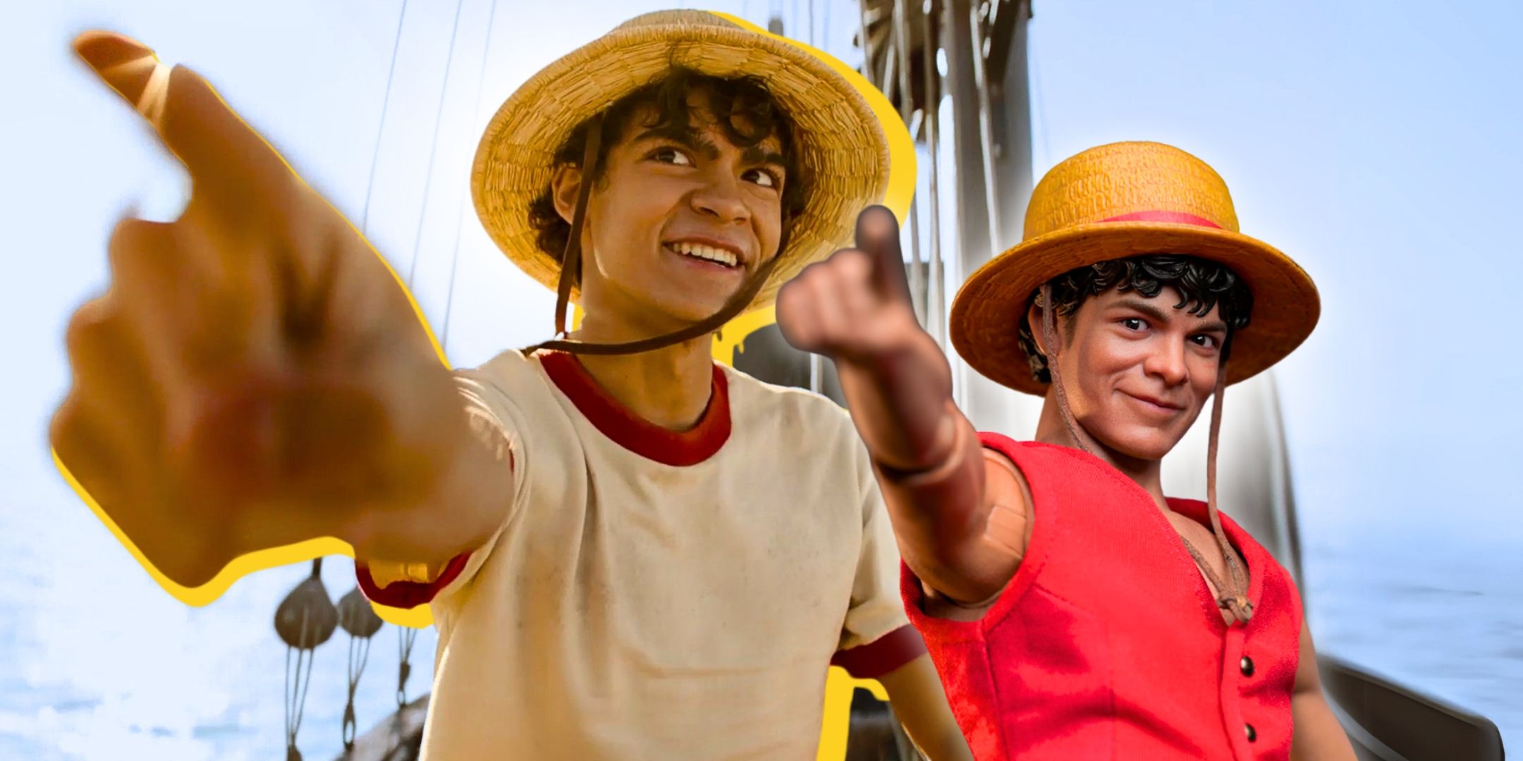 Figurine de Monkey D. Luffy pour la saison 2 de One Piece sur Netflix
