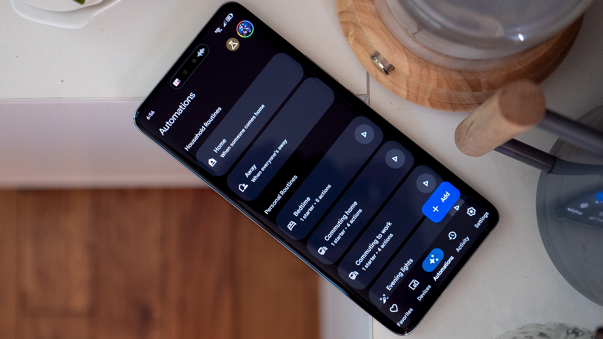 Création d'automatisations dans l'application Google Home en 2024
