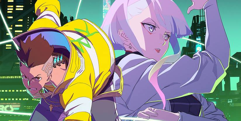 David et Lucy dans Cyberpunk Edgerunners