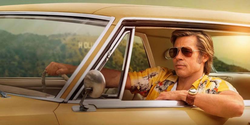 Cliff Booth, incarné par Brad Pitt, en voiture dans Once Upon a Time… in Hollywood