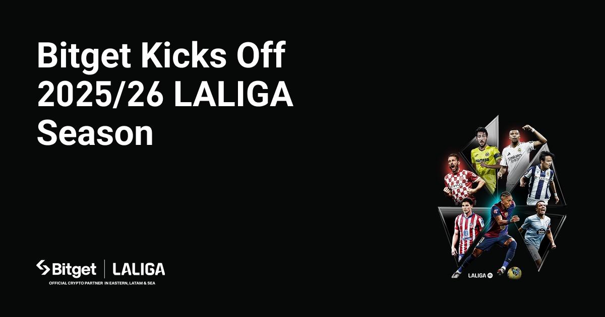 Bitget lance la nouvelle saison 2025/26 de LALIGA avec “Back in Play, Bitget Way”