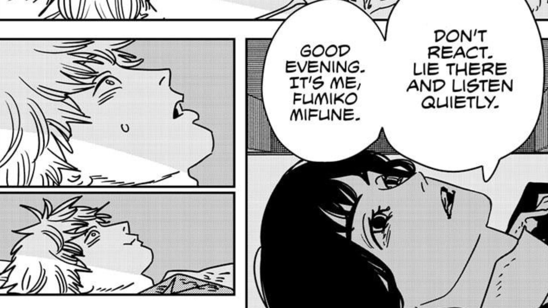 Fumiko et Denji dans le manga (Crédit image : Shueisha)