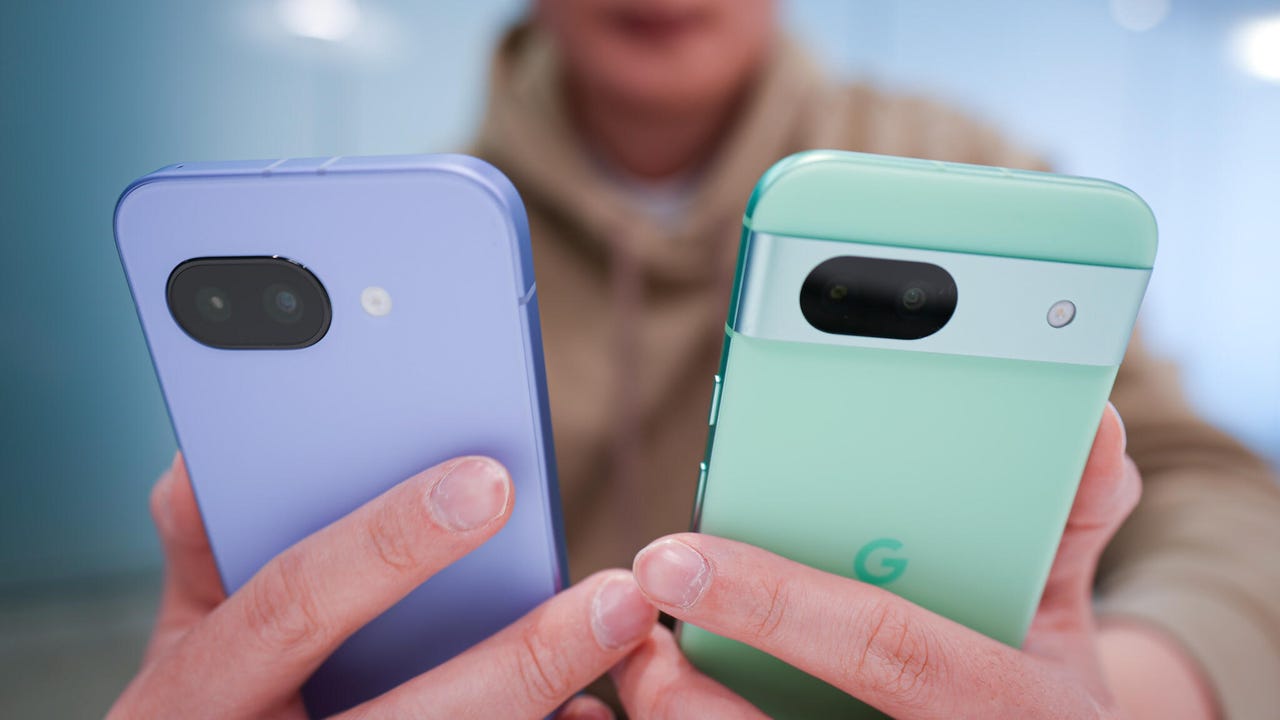Google Pixel 9a and 8a