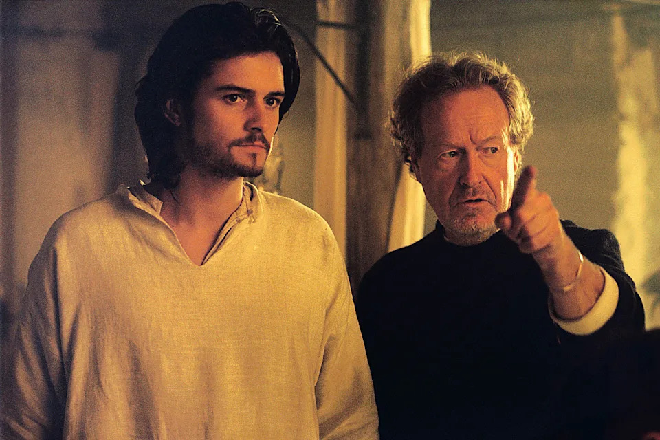 Orlando Bloom et Ridley Scott
