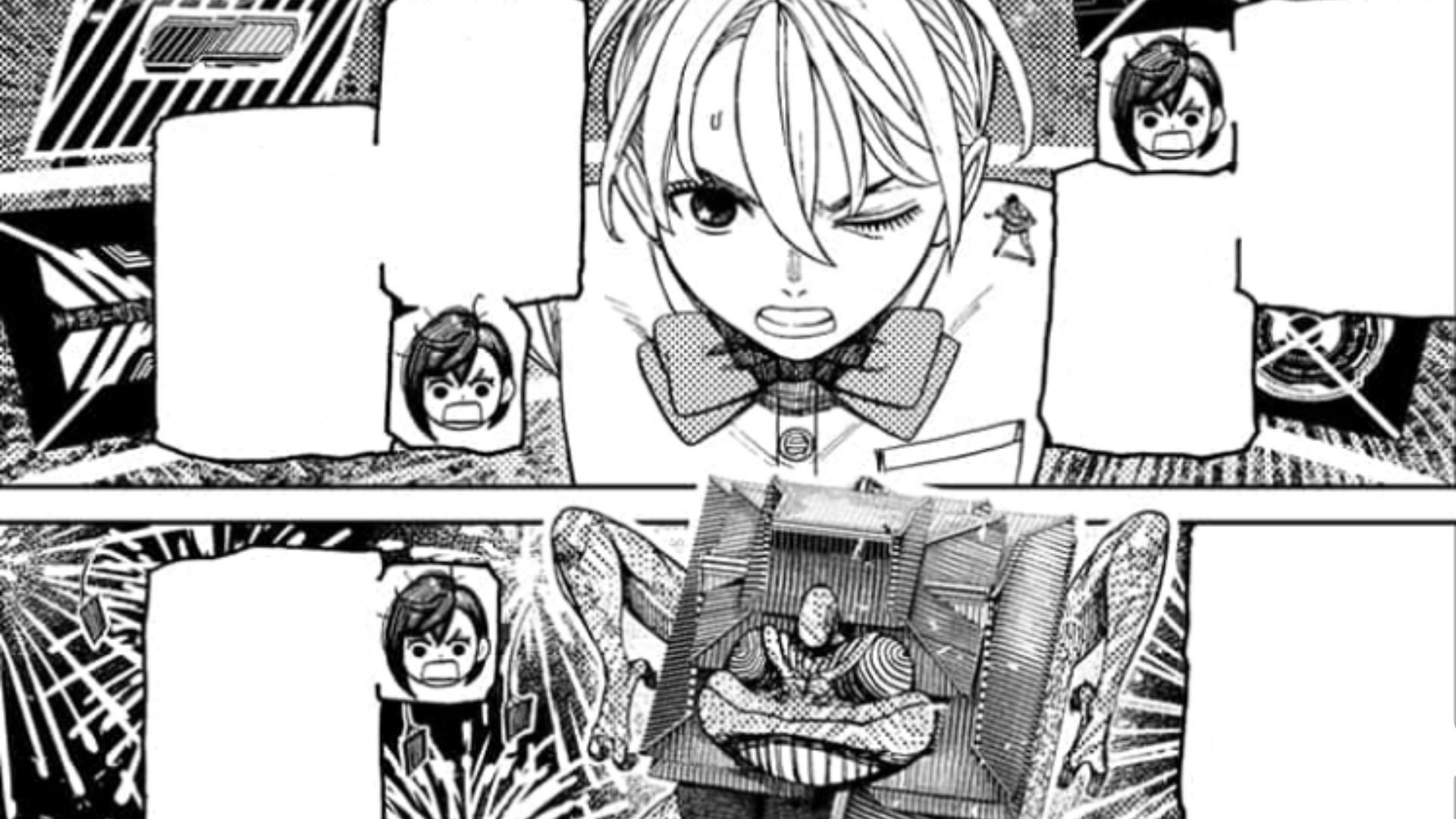 Vimola et Momo en pleine bataille, comme vu dans le manga Dandadan (Crédit image : Shueisha)