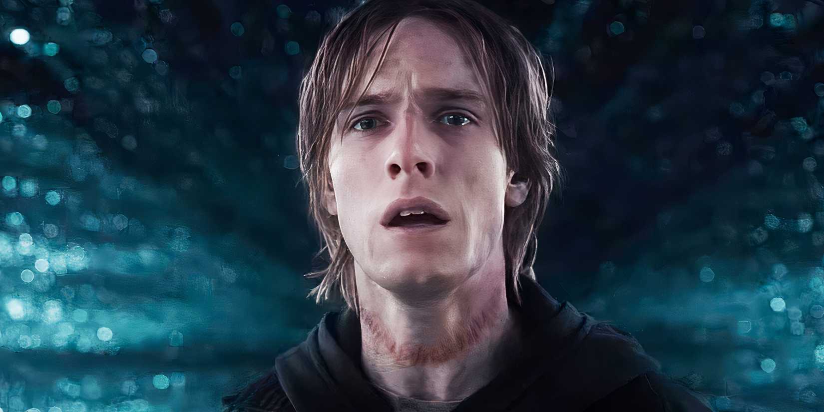 Louis Hoffmann en tant que Jonas, l'air terrifié dans la série Netflix Dark