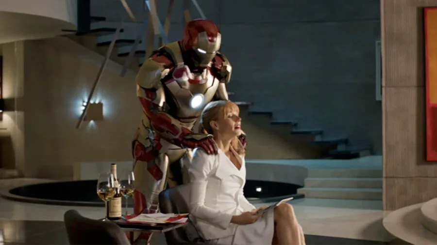 Gwyneth Paltrow dans le rôle de Pepper Potts dans <em>Iron Man 3</em>