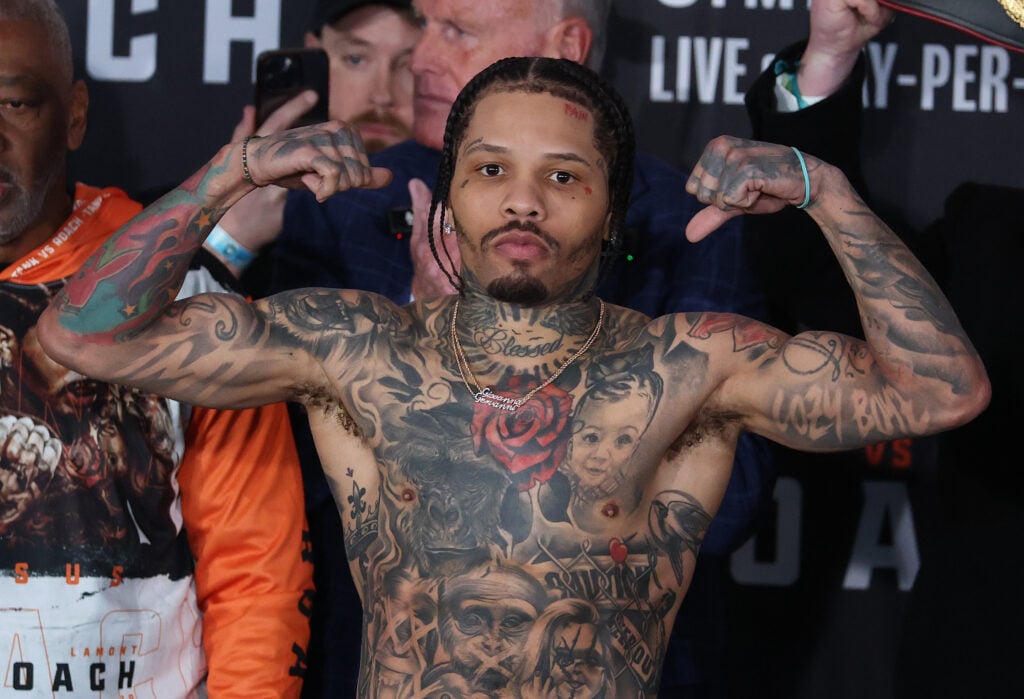 Gervonta Davis lors de la pesée