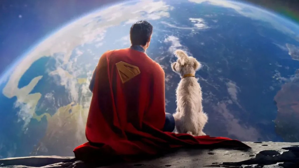 David Corenswet et Krypto le chien dans 'Superman' (Warner Bros.)