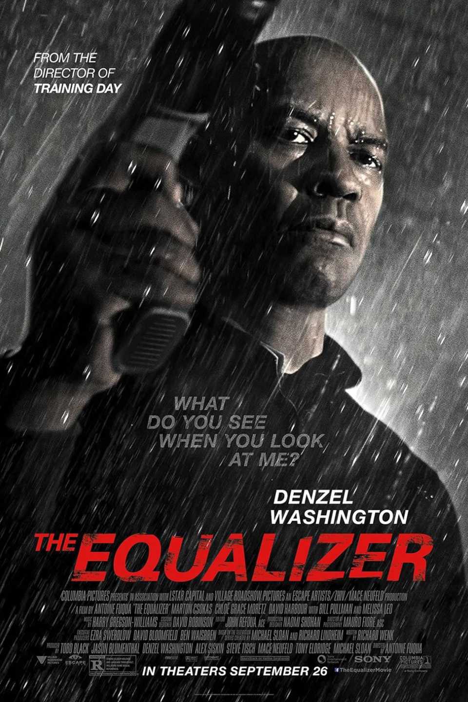 Affiche de The Equalizer 2014 avec Denzel Washington