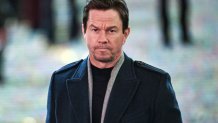 Mark Wahlberg sur le tournage à New York.