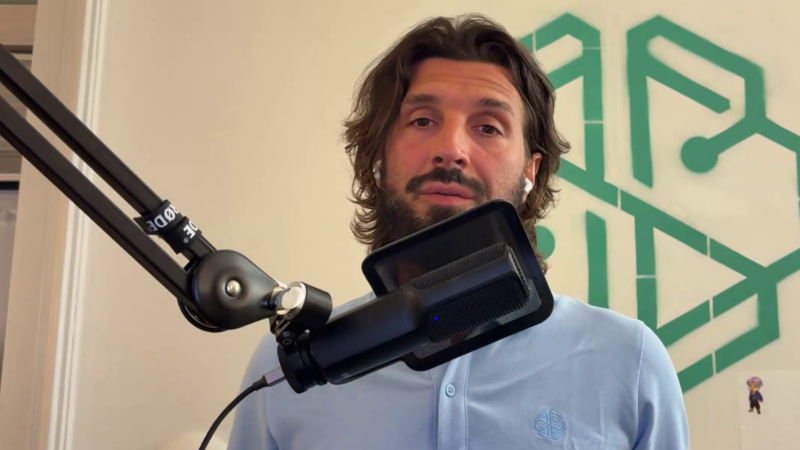 Cyrus Fazel, CEO de Swissborg. (Source: Screenshot)