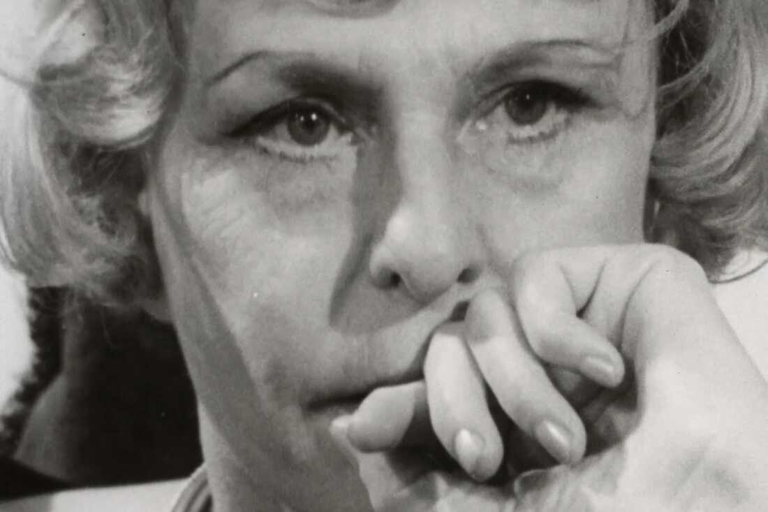 Leni Riefenstahl lors d'une interview de la CBC en 1965.