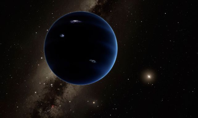 Représentation de la planète Neuf
