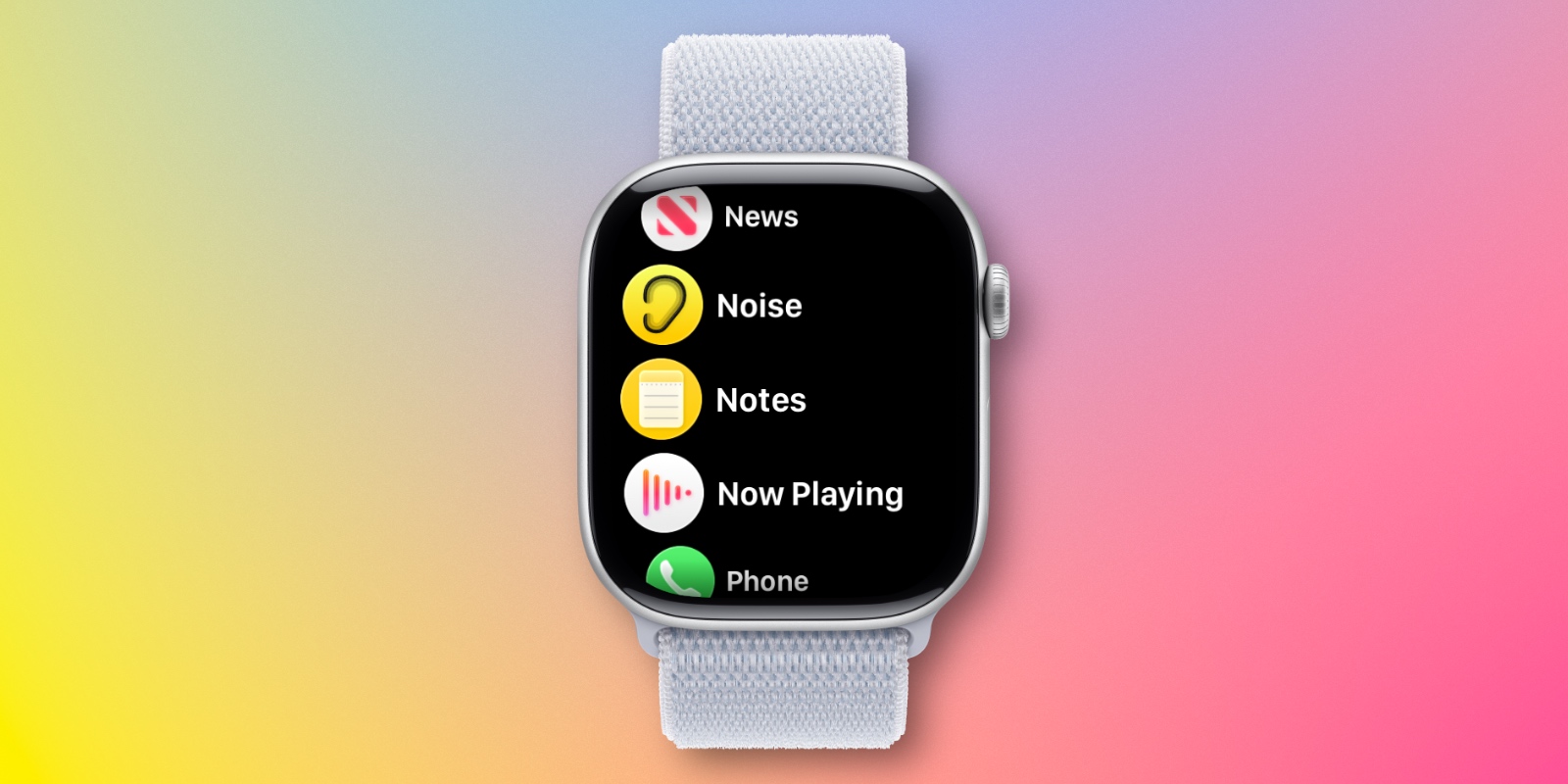 Application Apple Notes sur watchOS 26