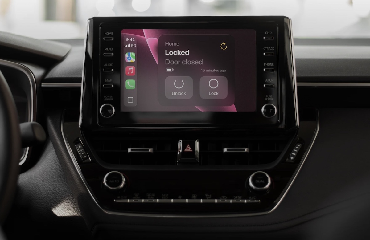 Contrôle de la serrure via CarPlay