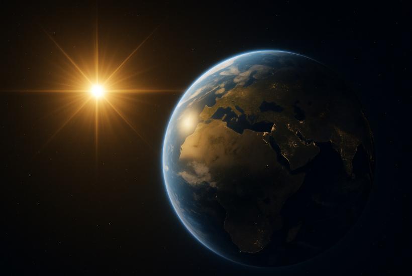 Vue de la Terre depuis l'espace