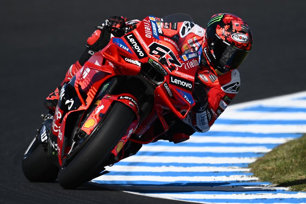 Pecco Bagnaia, en Australie.