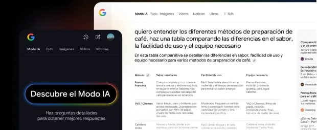 Le nouveau mode IA de Google