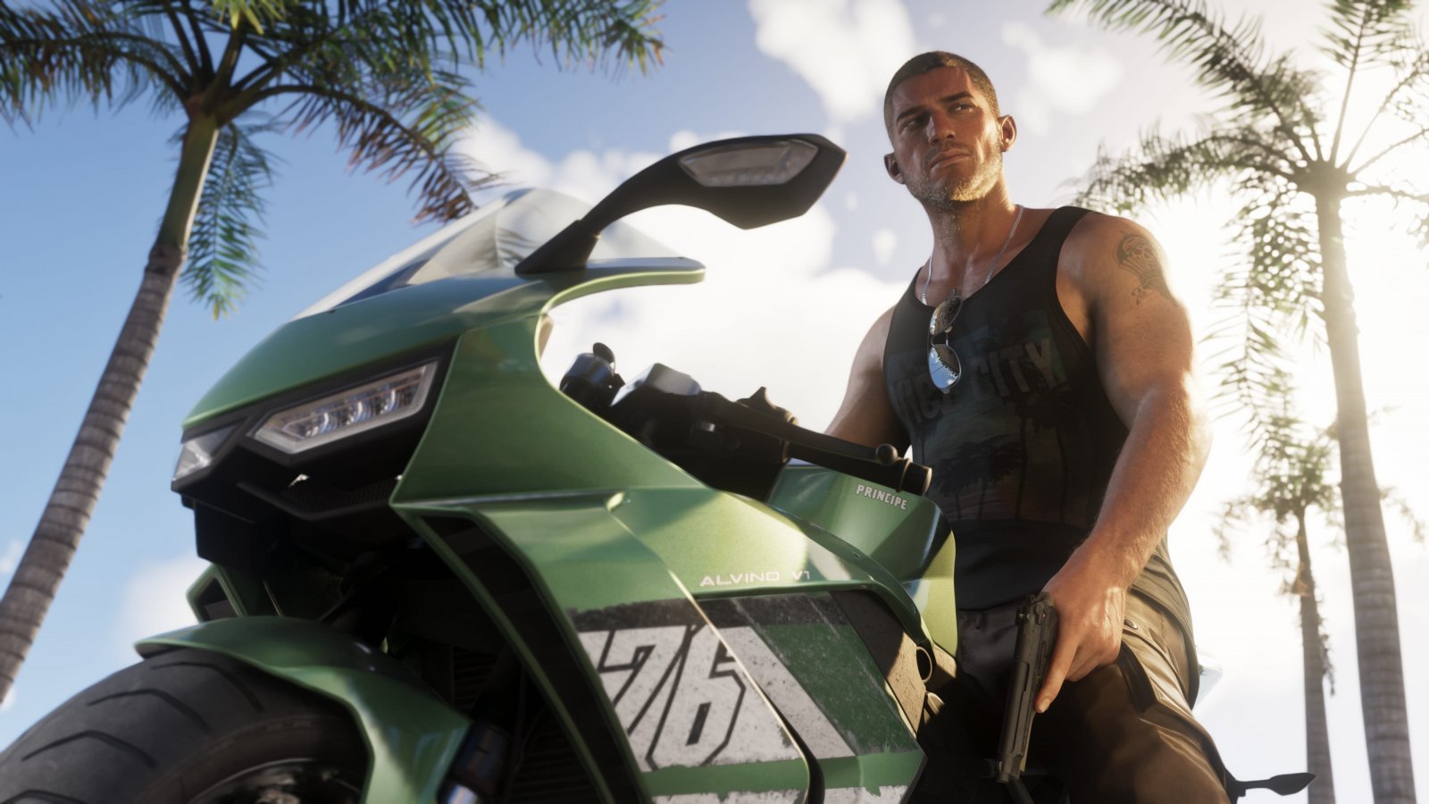 Jason à moto dans GTA 6