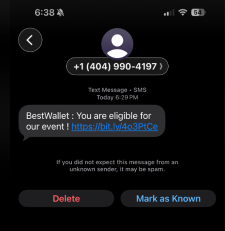 Message incitant à participer à l'événement BestWallet
