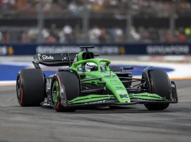 Nico Hülkenberg (Sauber) sur le circuit de Singapour (2025)