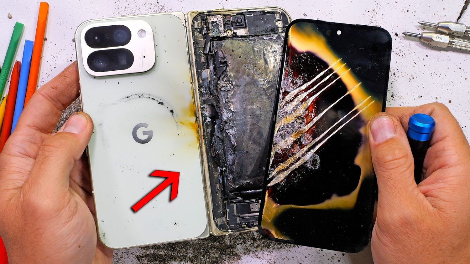 pixel 10 pro fold explosé