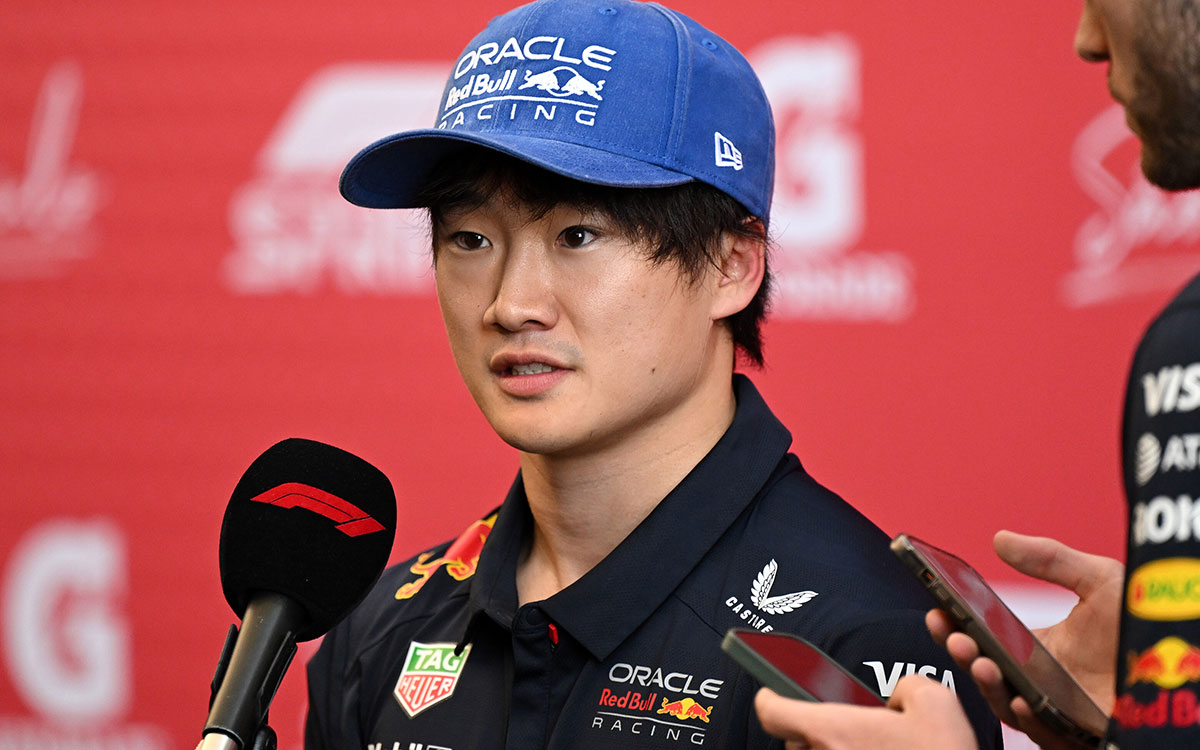 Interview de Tsunoda après le sprint