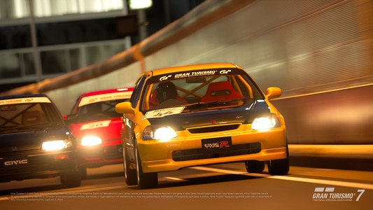 Course Civic des années 90