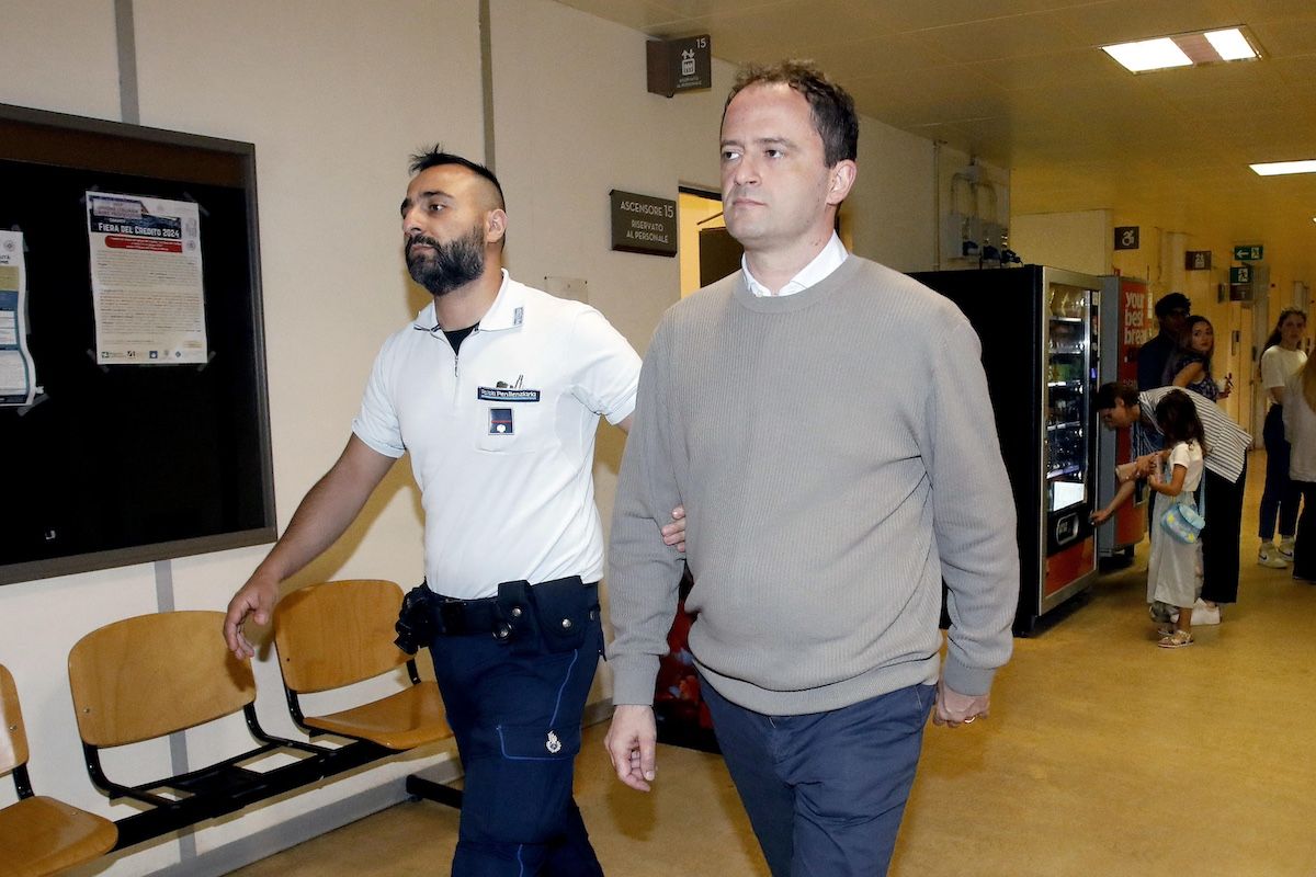 Alberto Genovese au Palais de Justice de Milan