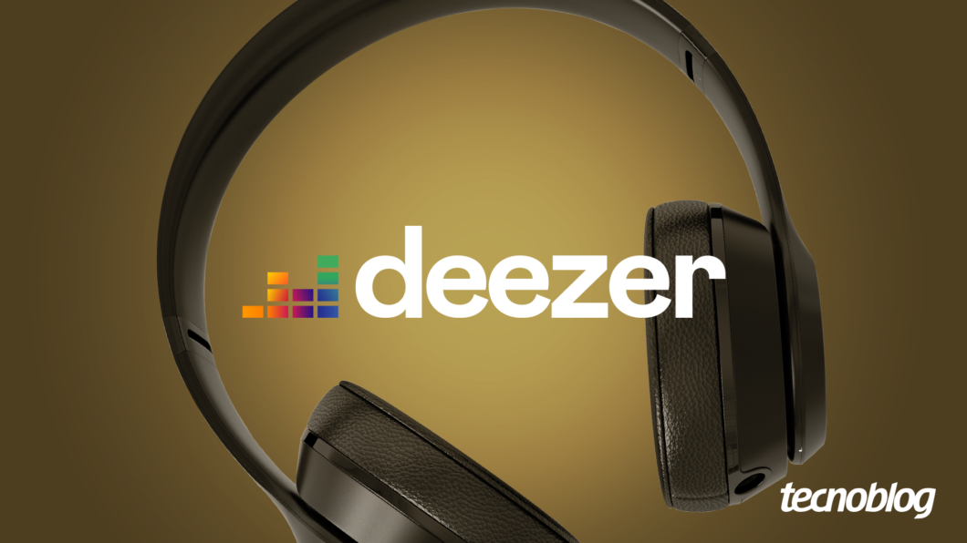 Logo Deezer sur fond coloré.