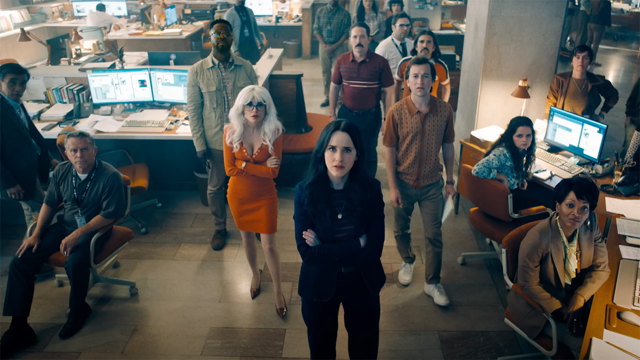 Personnages de Superman dans la salle de rédaction du Daily Planet