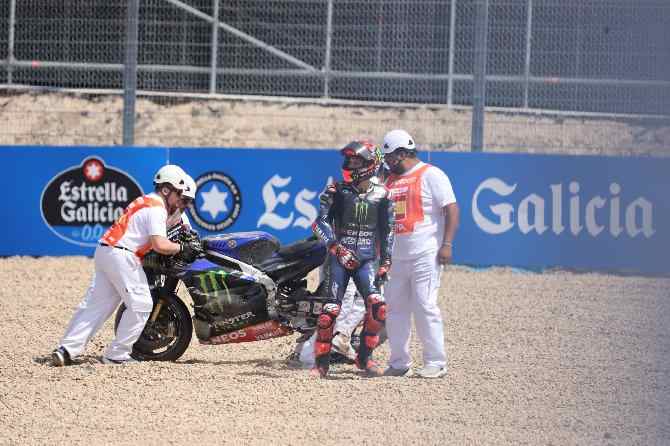 Fabio Quartararo termine sa saison avec une chute
