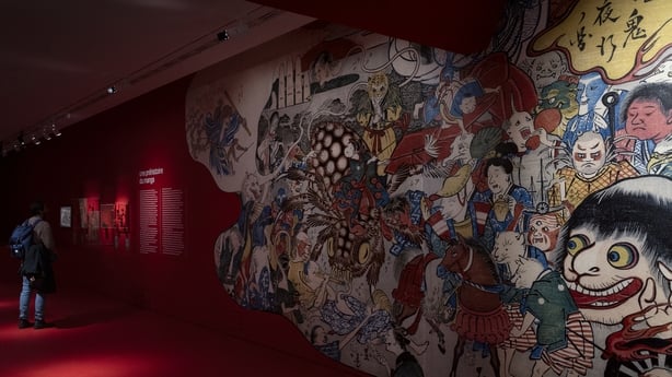 Entrée de l'exposition Manga, tout un art !